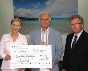 BW-Bank spendet für einen guten Zweck