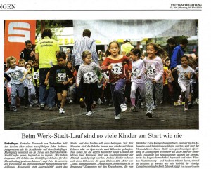 Beim Werk-Stadt-Lauf sind so viele Kinder am Start wie noch nie